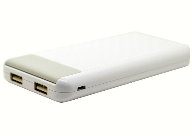 Baterie externa iUni PB12, 10000mAh, Dual USB, Powerbank, Grey